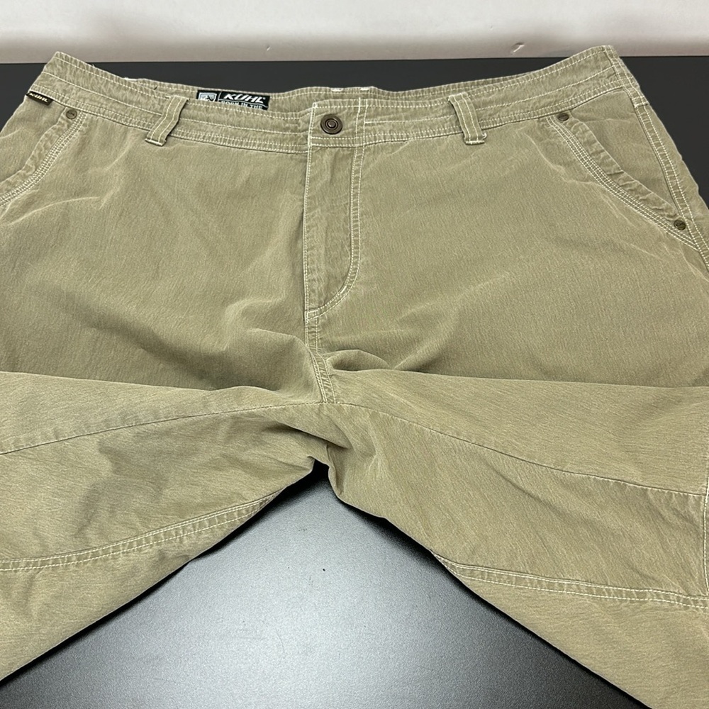 Kuhl Ramblr Green Cargo Shorts Sz 40 Outdoor Hiking Zip Pockets Utility … - Picture 6 of 14